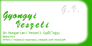 gyongyi veszeli business card